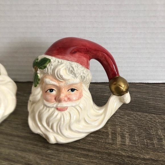 Vtg Fitz & Floyd Santa S&P Shakers - Picture 3 of 14